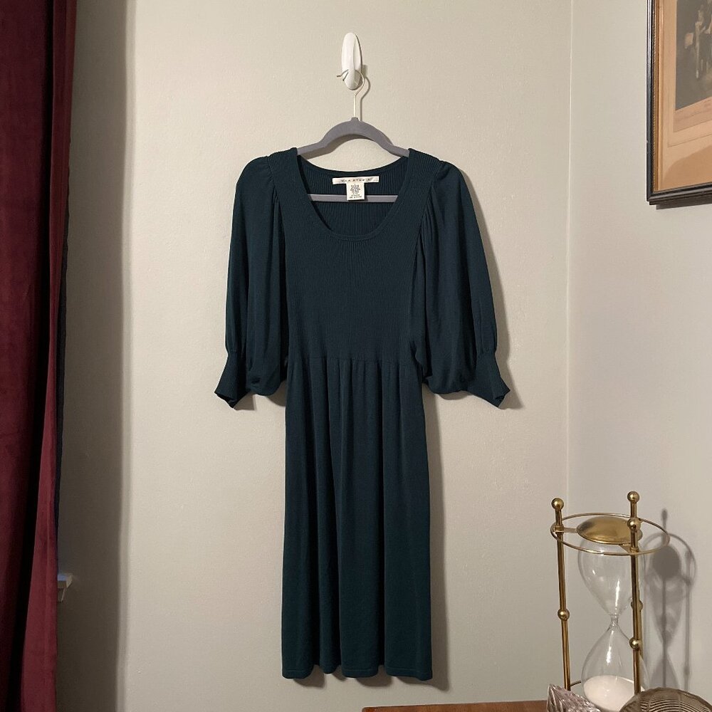 Emerald Green Sweater Dress - Max Studio